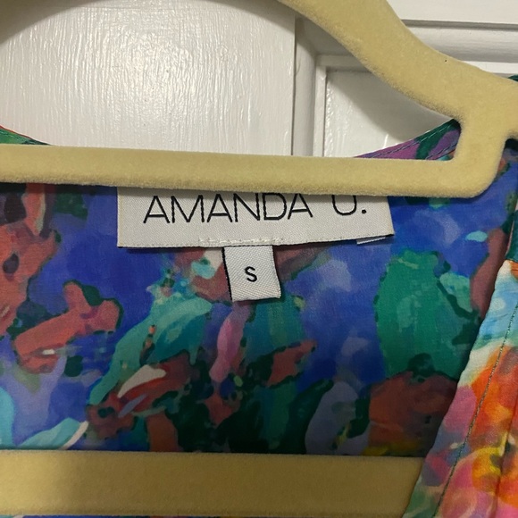 Amanda Uprichard floral romper size S - Picture 3 of 3